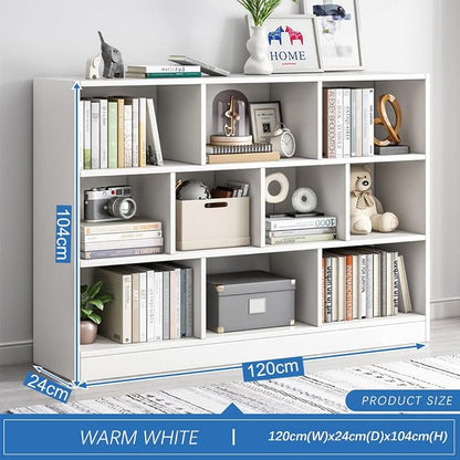 IOTXY Open Shelf Low Bookcase - Image 2