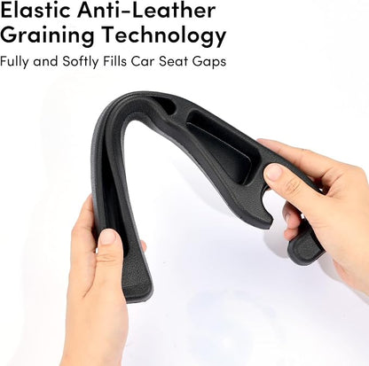 2 Pack Car Seat Gap Filler, PU Leather Universal Fit - Image 5