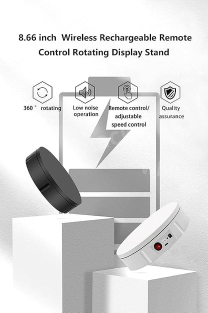 JAYEGT Motorized Rotating Display Stand, 220 Lbs Load, 360 Degree Electric - Image 9