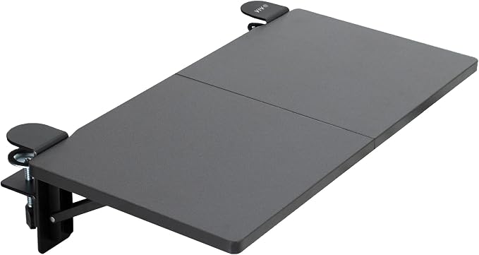 VIVO Clamp-on 24 x 12 inch Desk Extender, Wrist Support, Foldable Keyboard Tray by Unknown