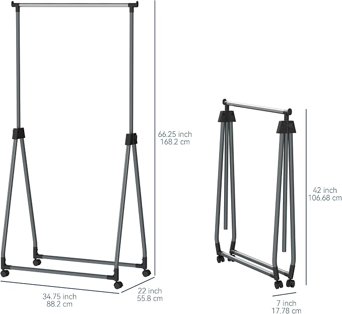 Whitmor Foldable Garment Rack - Image 3