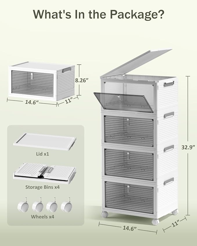 23QT Stackable Storage Bins - Image 8