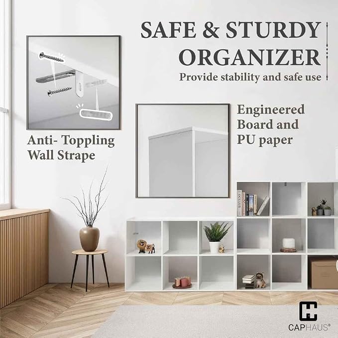 CAPHAUS Sturdy Room 11-Inch Cube Storage Organizer Shelf, - Image 5