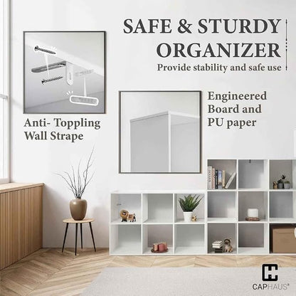 CAPHAUS Sturdy Room 11-Inch Cube Storage Organizer Shelf, - Image 5