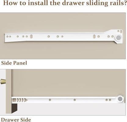 RoyalCraft Large 3 Drawer Dresser Set of 2, Fluted Wood Drawers - Image 9