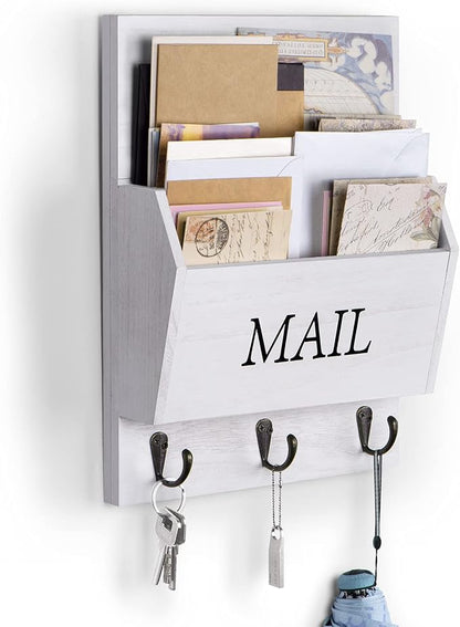 DLQuarts Mail Organizer with Key Holder by DLQuarts