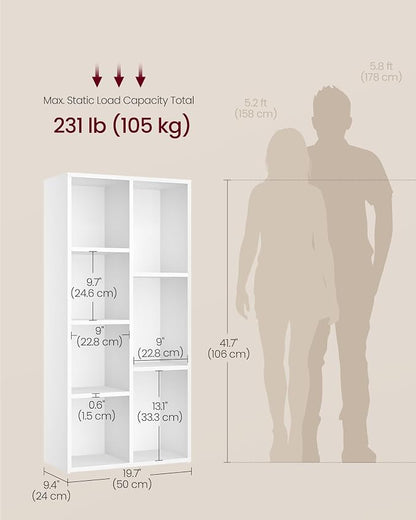 VASAGLE Bookcase, Bookshelf - Image 3