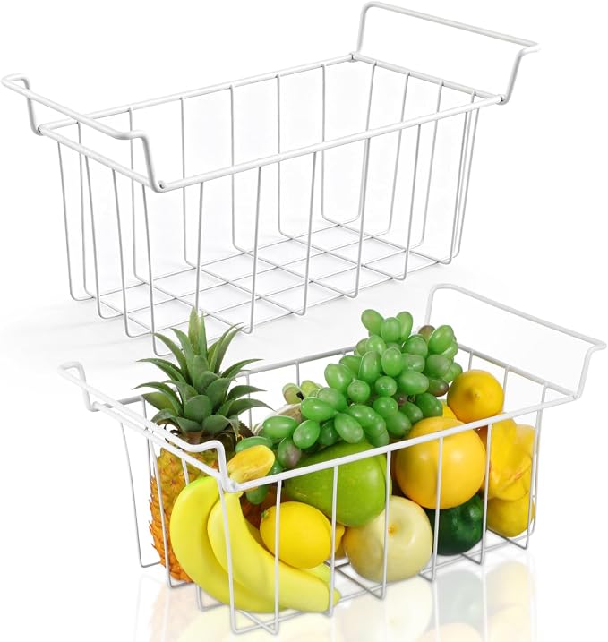 SHINEOFI 2Pcs Freezer Organizer Bins by Unknown