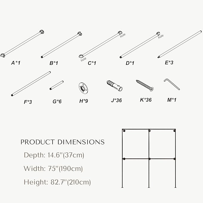 Industrial Pipe Clothing Rack, Heavy Duty Wall Mounted Clothes Rack, Retail - Image 6