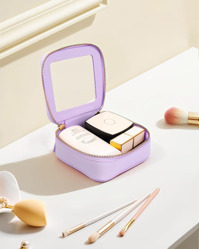 Travel Clear Makeup Bag Set, TSA Approved Cosmetic Bag Case - Image 5