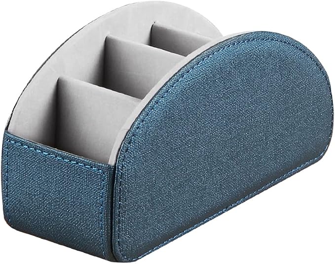 Leather Remote Control Holder, TV Remote Caddy - Image 3