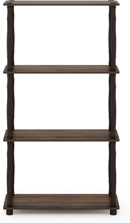 Furinno Turn-N-Tube 4-Tier Multipurpose Shelf Display Rack, Classic Tubes - Image 6
