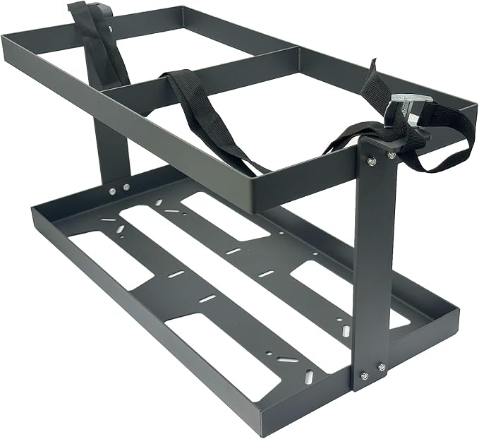 Fuel Jug Container Holder Mount Can Mount fits Two 5 Gallon Fuel Containers by SZWJT-LV