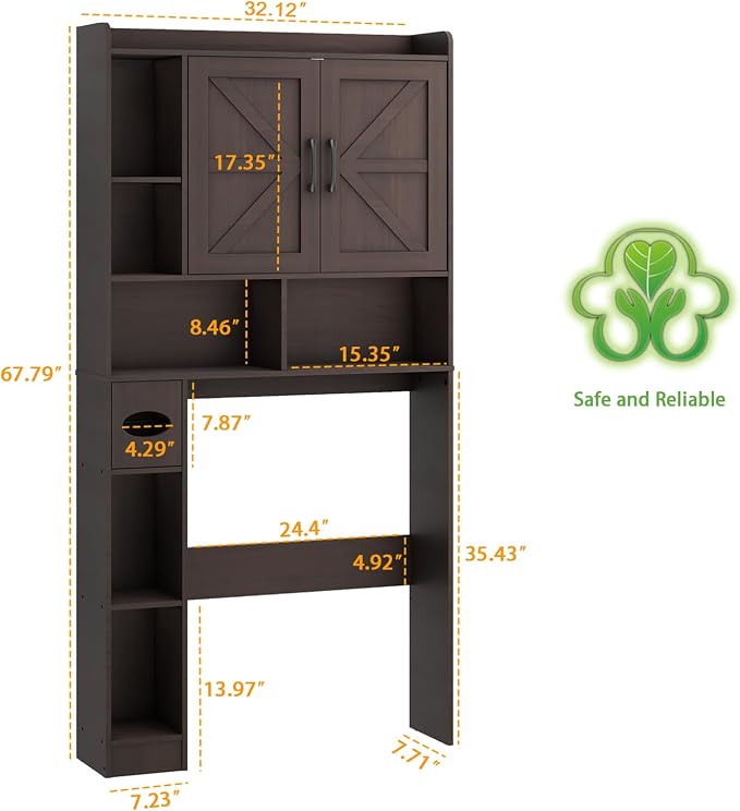 Vabches Over The Toilet Storage Cabinet - Image 2