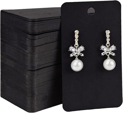 hitsuki Black Earring Cards by hitsuki