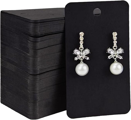 hitsuki Black Earring Cards by hitsuki