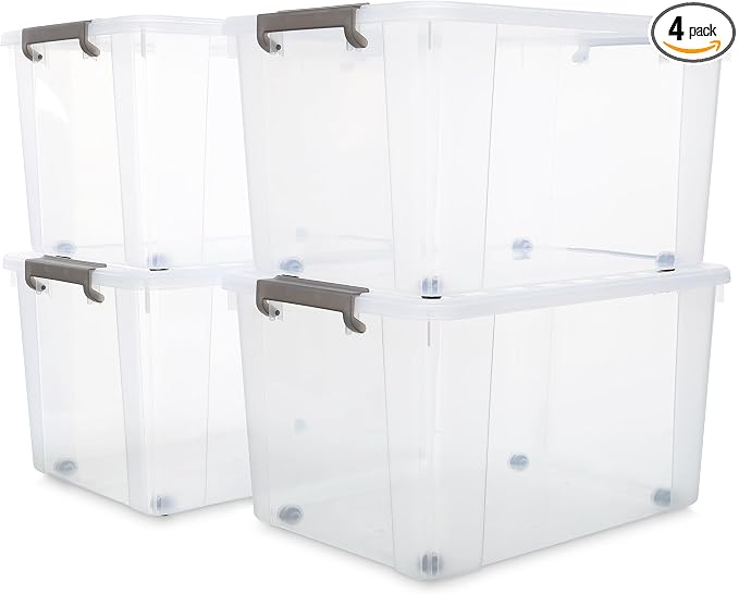 Citylife 69 QT Plastic Storage Bins by Anywish