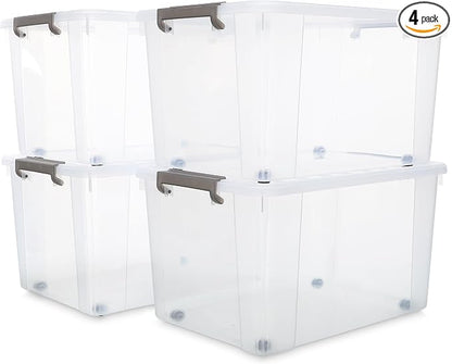Citylife 69 QT Plastic Storage Bins by Anywish