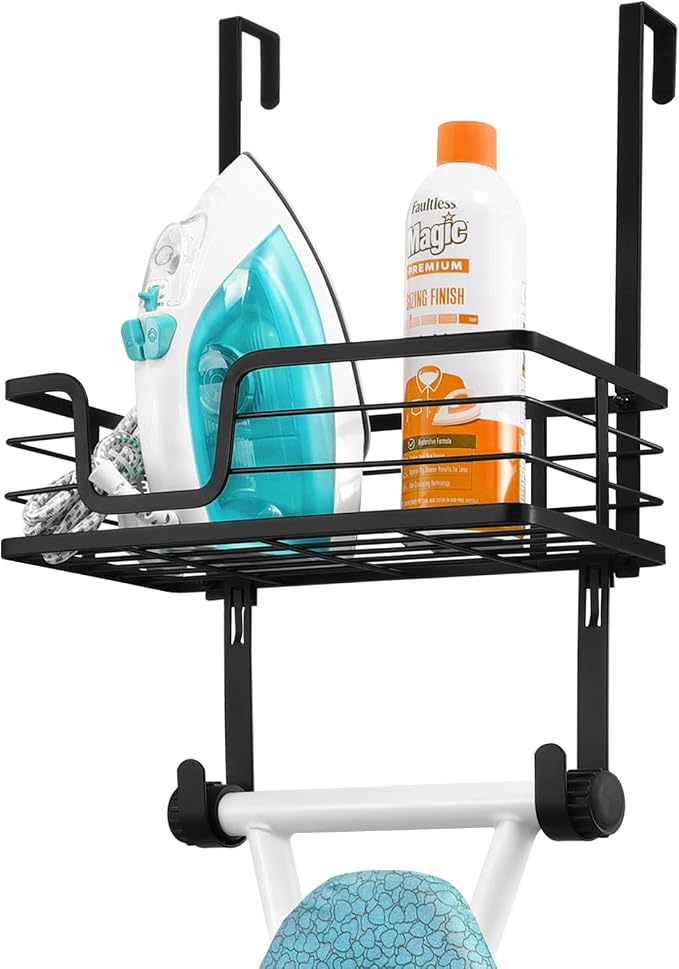 KES Over The Door Ironing Board Holder Door Mount T Shape Ironing Board Hanger by KES