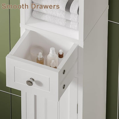 ChooChoo Narrow Bathroom Storage Cabinet - Image 6