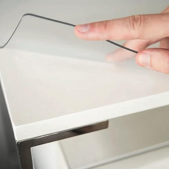 Clear Table Protector, USA Made, 40 x 92 Inch, 2mm Thick Ultra Smooth Vinyl by ExactMade