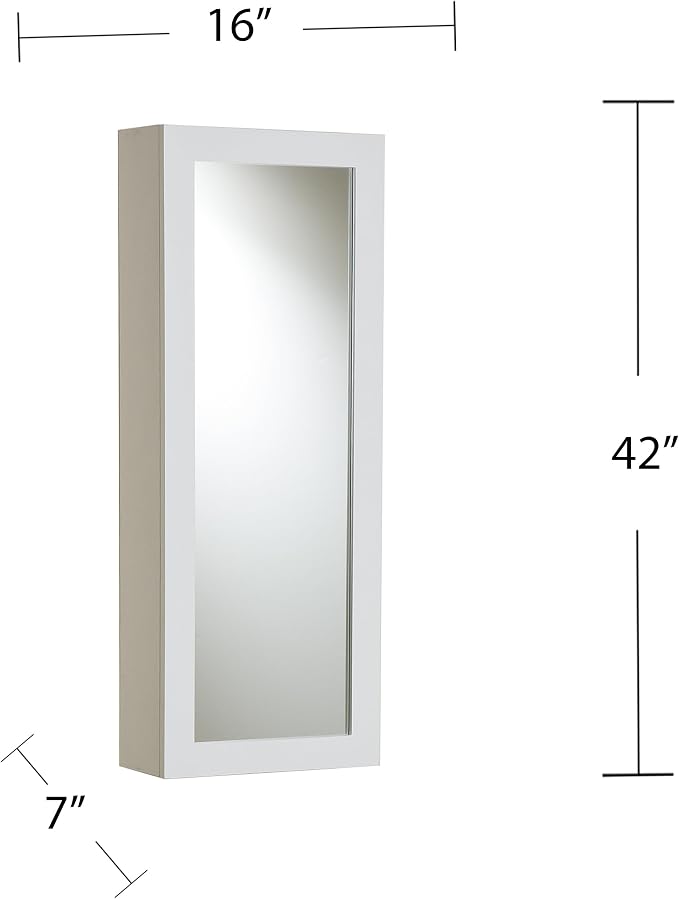 SEI Furniture Wall Mount Fold Out Ironing Center, 16 W x 7 D x 42 H - Image 3