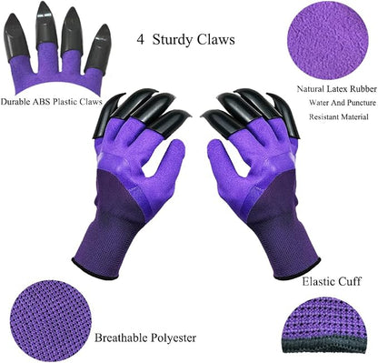DCCPAA Garden Gloves with Claws, Claw Gardening Gloves - Image 2