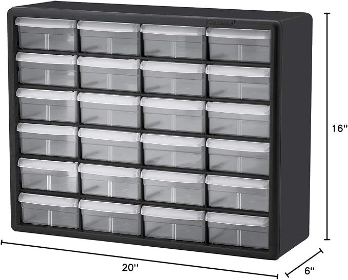 Akro-Mils 10164 64 Drawer Plastic Parts Storage Hardware and Craft Cabinet - Image 8