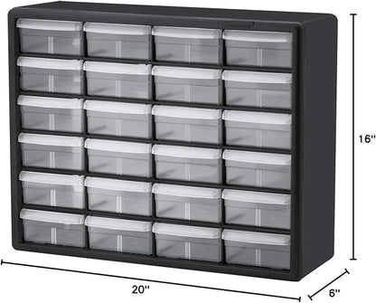 Akro-Mils 24 Drawer Hardware, Craft and Office Supply Storage Cabinet Bundle - Image 3