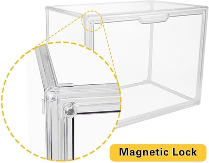 Clear Stackable Plastic Storage Bins - Image 3