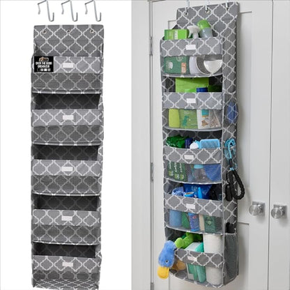 GORILLA GRIP Over The Door Organizer Storage, 5 Deep Hanging Shelves, Holds by Unknown