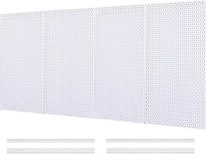 OmniWall 16" x 32" Metal Pegboard Panel 4-Pack by OmniWall