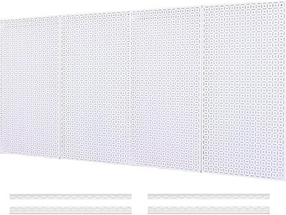 OmniWall 16" x 32" Metal Pegboard Panel 4-Pack by OmniWall