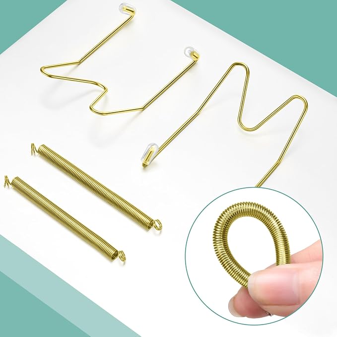 Hotop 12 Pieces Plate Hangers for Wall Stainless Steel Wire Invisible Heavy - Image 3