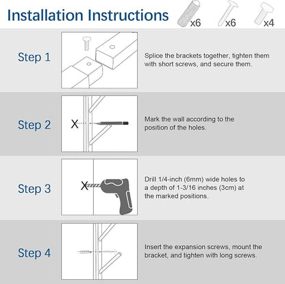 Skateboard Rack Wall Mount – Skateboard Wall Hanger, Snowboard Display Wall - Image 8