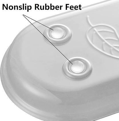 Idyllize Oval 5 Pieces of 14 by 4 5/8 Inches Clear Plastic Heavy Duty Plant - Image 4