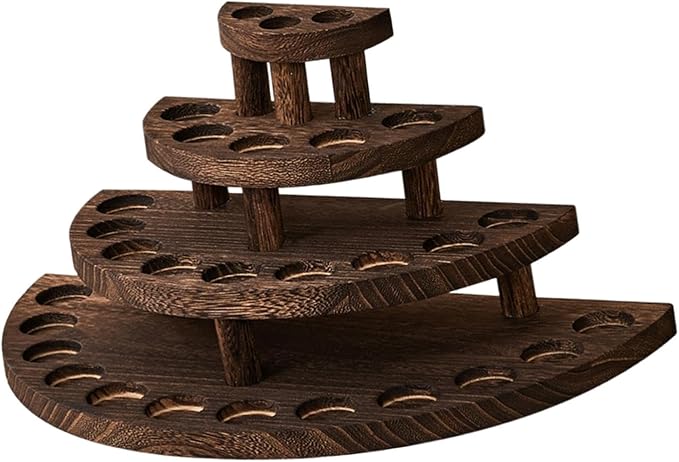 Essential Oil Storage Rack for 29 Bottles 4 Tier Wood Essential Oil Bottle by Unknown
