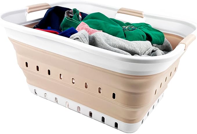 SAMMART 42L Collapsible Plastic Laundry Basket - Image 5