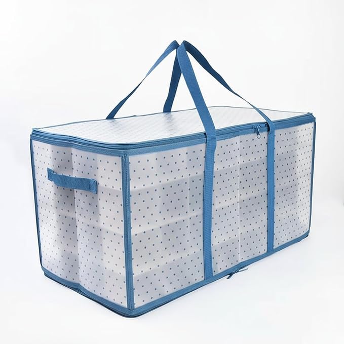 Christmas Ornament Storage Box 128 Capacity by Poxel