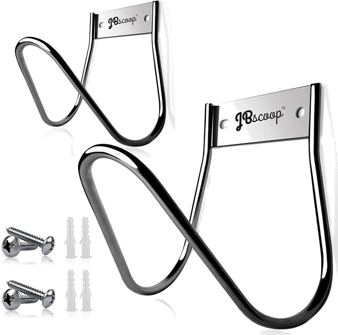 JBscoop Garden Hose Holder Stainless Steel Small Wall Mount Garden Hose Hook by JBscoop