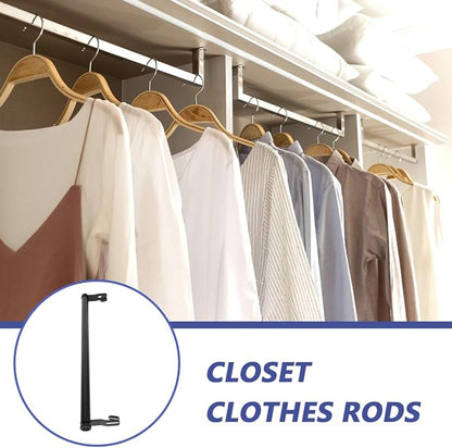 LABRIMP Closet Rod Heavy Duty Clothes Drying Rack - Image 9
