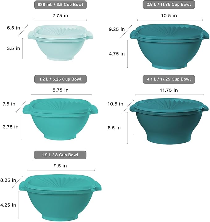 Tupperware Heritage Collection, New 10 Piece Food Storage Container Set in - Image 3