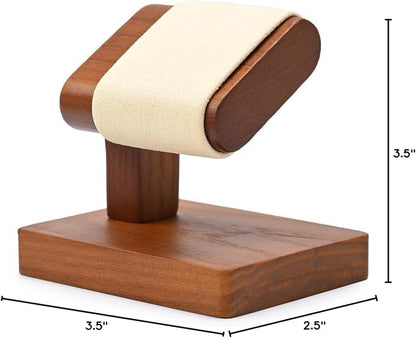 Oirlv Solid Wood Single Watch Display Stand Showcase Bracelet Bangle Jewelry - Image 9
