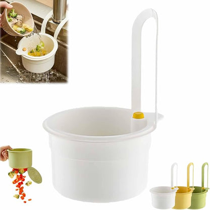 Hanging Sink Drain Basket for Kitchen, Sink Strainer Basket | Collapsible Design by Webringwarmthandsimplicitytoyourhomemakedailylivingfeeljustright