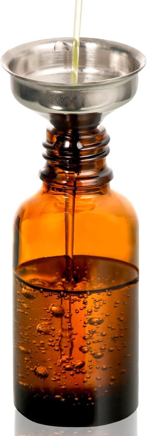 4 Pack, 1 oz Amber Glass Dropper Bottles Plus 2pcs Graduated Calibrated Glass - Image 6