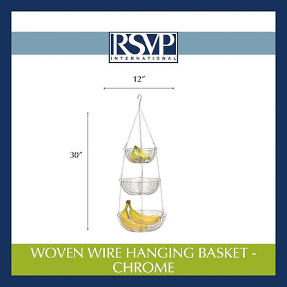 Woven Wire Hanging Basket - Image 7