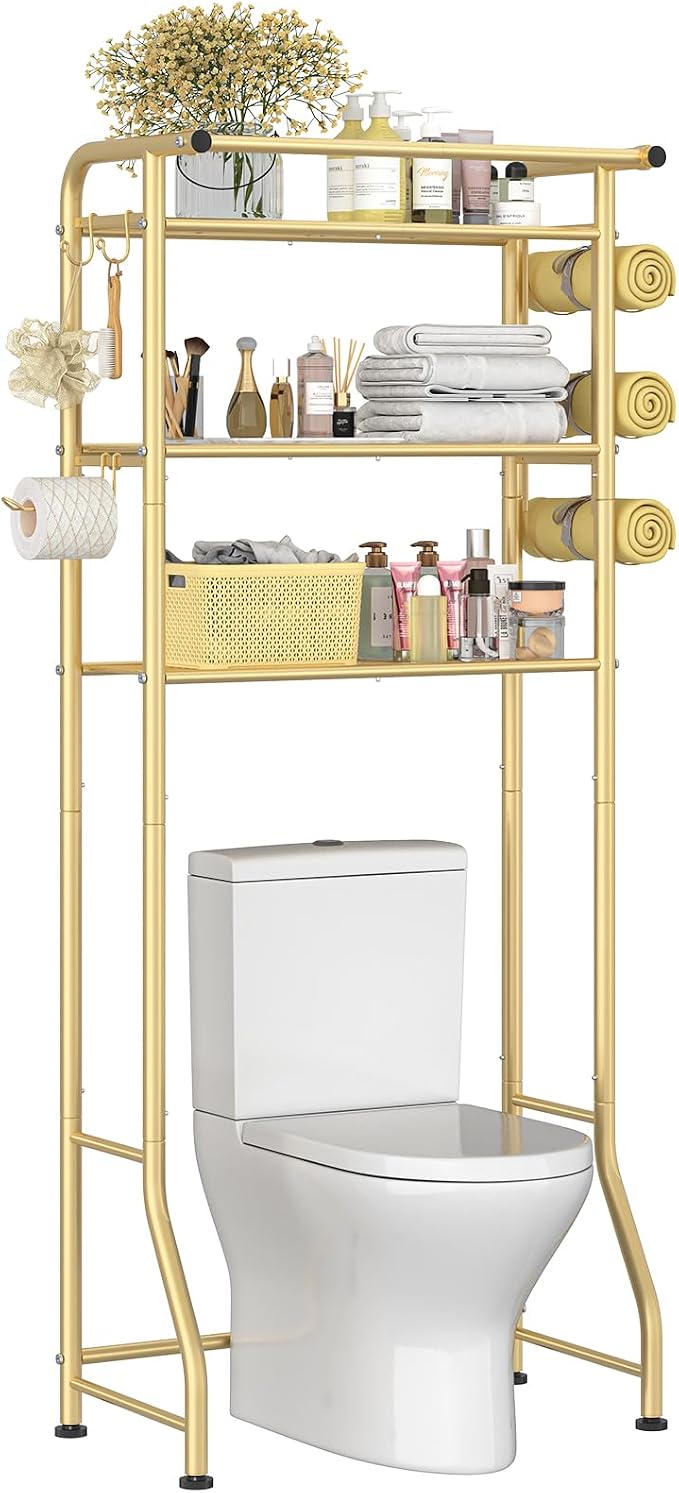 Simple Trending 3 Tier Over The Toilet Rack, Shelf Bathroom, Bathroom Stand by SimpleTrending