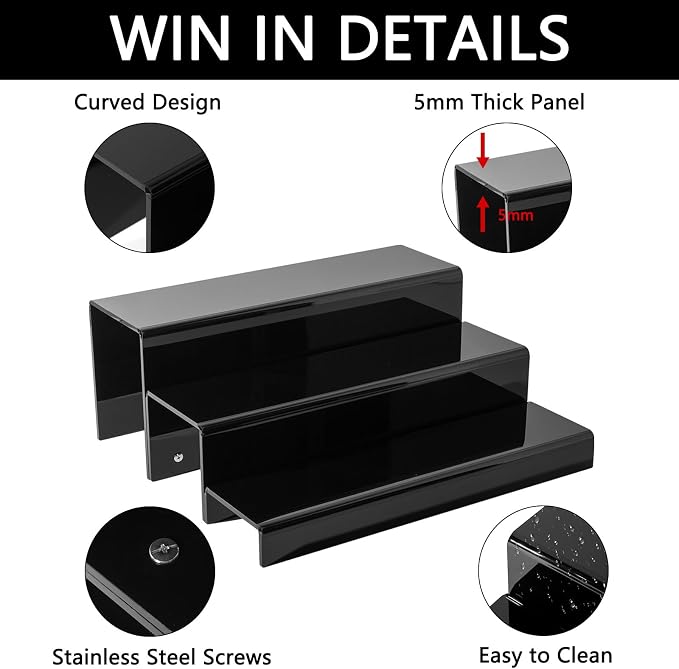 3 Tiers Bar Shelves for Liquor Bottles - Image 4