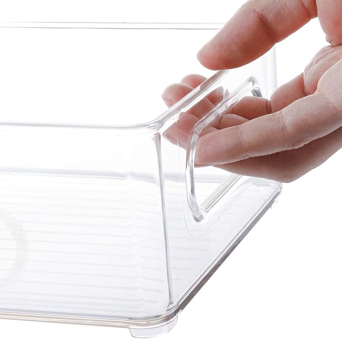 Kingrol 6 Pack Plastic Storage Bins - Image 3