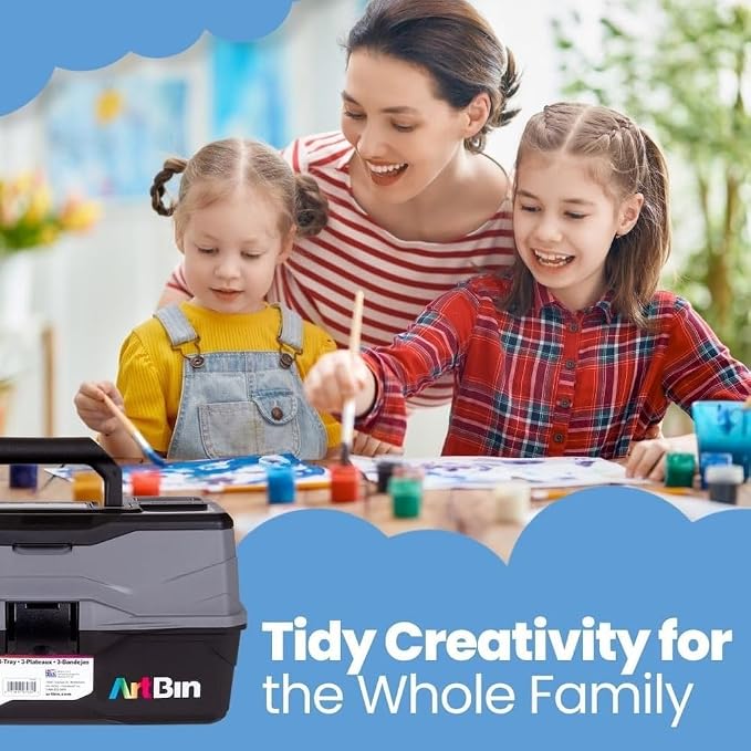 ArtBin 3-Tray Art Supply Box Versatile Organizer - Image 11